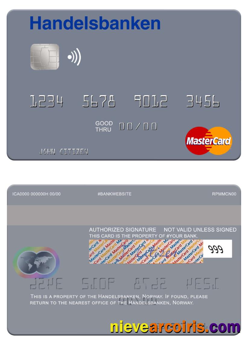 Norway Handelsbanken mastercard